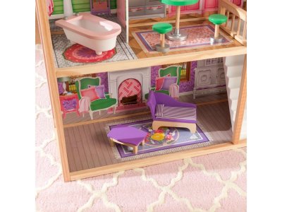 Домик кукольный KidKraft, Бьянка, интерактивный с мебелью 26 предметов 1-00297163_7