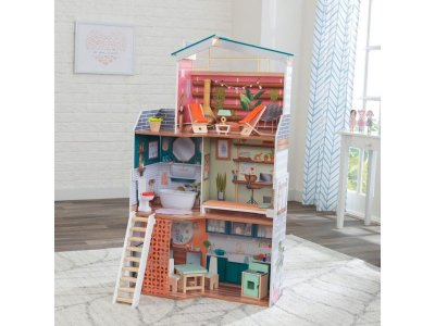 Домик кукольный KidKraft, Марлоу, с мебелью 14 предметов 1-00297177_7
