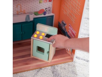Домик кукольный KidKraft, Марлоу, с мебелью 14 предметов 1-00297177_6