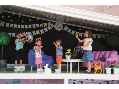 Обои для кукольного домика Lundby Творческая вечеринка 1-00297193_4