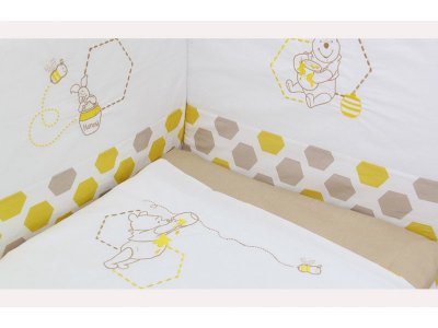 Комплект в кроватку Polini kids Disney baby Медвежонок Винни и его друзья, 7 предметов 1-00208790_5
