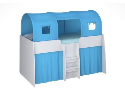Кровать-чердак детская Polini kids Simple 4100 с выдвижными элементами 1-00208848_4