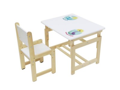 Комплект растущей детской мебели Polini kids Eco 400 SM Дино 1, 68*55 см 1-00208854_3