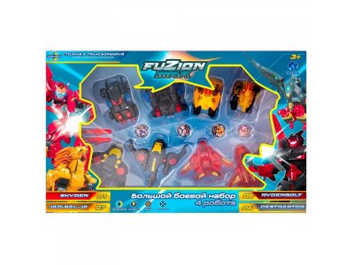 Набор игровой Toy Plus Fuzion Max Skyden, Jad Bal Ja, Destraptor, Rydenbolt 100298435