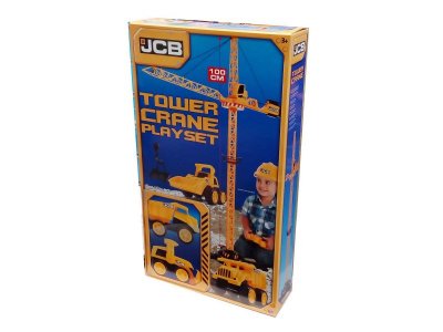 Игрушка HTI Строительный кран JCB на д/у + 2 машинки 1-00298437_2