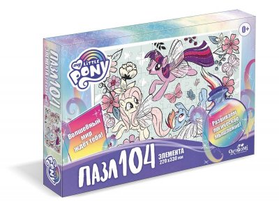 Пазл Origami My Little Pony, Пони в цветах, 104 эл. 1-00298825_1