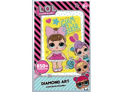 Мозаика алмазная L.O.L. Glam seeker 10*15 см 1-00298918_1