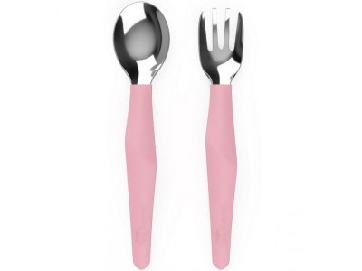 Набор столовых приборов EveryDay Baby ложка и вилка из высокопрочной стали с силиконовой ручкой 1-00299070_1