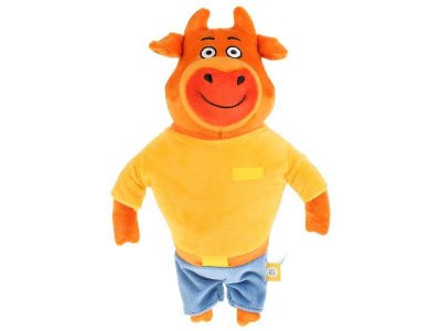 Мягкая игрушка Мульти-Пульти Оранжевая корова. Папа Бык, 30 см 1-00300799_1