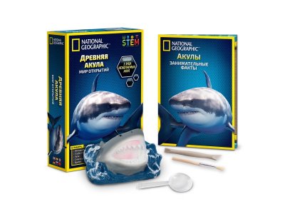 Набор для игры National Geographic Древняя акула, 6 предметов 1-00300871_1