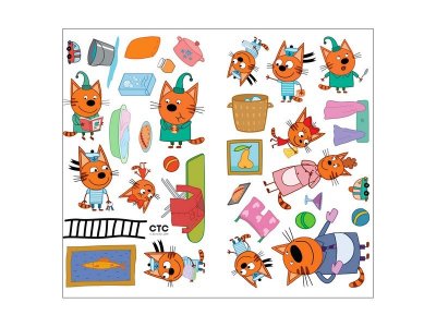 Книга Развивающие наклейки. Помогаем маме, Смилевска Л. (ред.) / Три кота 1-00301078_4