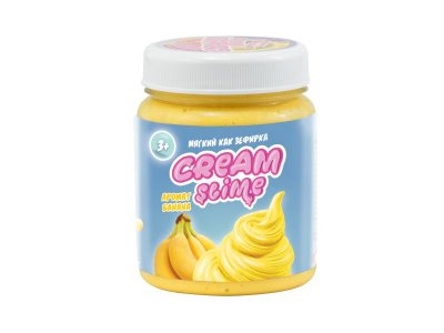 Слайм Slime Cream-Slime с ароматом банана, 250 г 1-00301200_1