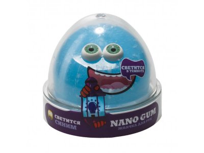 Жвачка для рук Nano gum, светится в темноте, 50 г 1-00301224_1