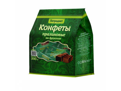 Конфеты Петродиет пралиновые на фруктозе 200 г 1-00301761_1