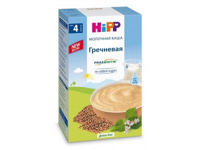 Каша молочная Hipp гречневая с пребиотиками, 250 г 1-00265358_1