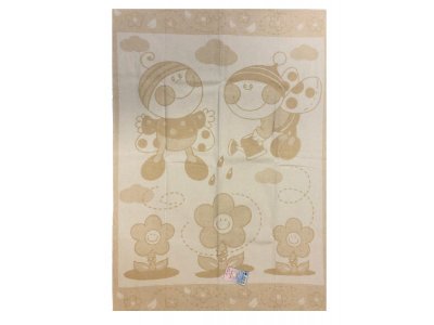 Одеяло хлопковое жаккардовое VLADI Home, 100*140 см 1-00304947_1