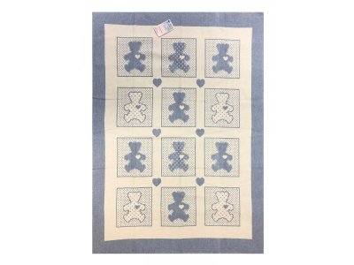 Одеяло хлопковое жаккардовое VLADI Home, 100*140 см 1-00304948_1