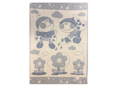 Одеяло хлопковое жаккардовое VLADI Home, 100*140 см 1-00304948_2