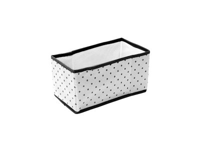 Коробка Homsu для вещей в прихожую, гардеробную Eco White, 25*15*14 см 1-00305053_1