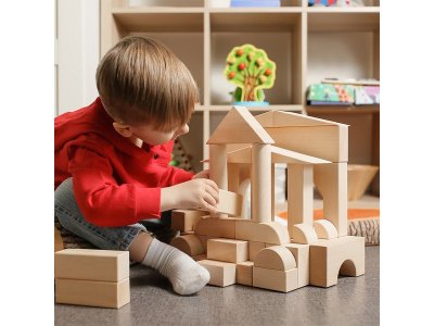 Конструктор деревянный Куби Дуби Архимед, 60 блоков 1-00305114_6