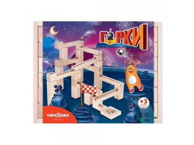 Конструктор деревянный Куби Дуби Горки, 51 блок 1-00305115_7