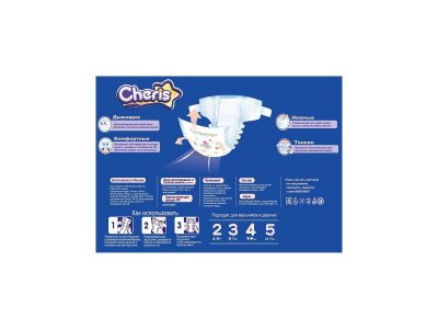 Подгузники Cheris размер L 4 (9-14 кг), 20 шт. 1-00305387_2