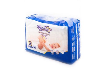 Подгузники Cheris размер S 2 (4-8 кг), 30 шт. 1-00305389_1
