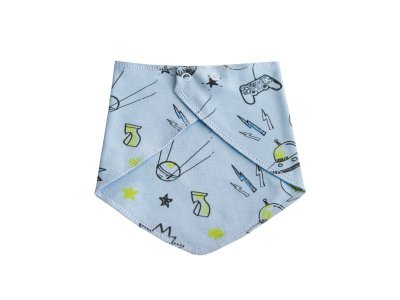 Боди для мальчика Amarobaby Soft Hugs Комиксы, с длинным рукавом и нагрудником 1-00307544_5