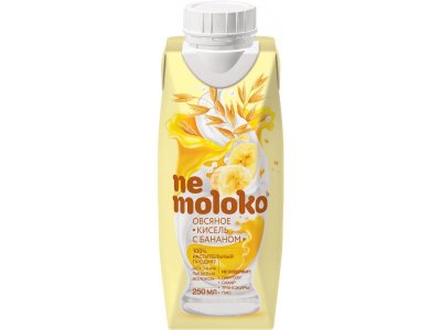 Напиток Nemoloko овсяный кисель с бананом 250 мл с3-х лет 1-00308289_1