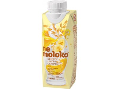 Напиток Nemoloko овсяный кисель с бананом 250 мл с3-х лет 1-00308289_4