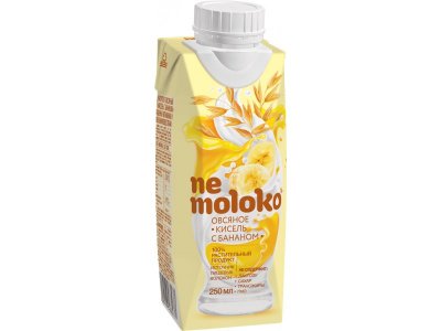 Напиток Nemoloko овсяный кисель с бананом 250 мл с3-х лет 1-00308289_6