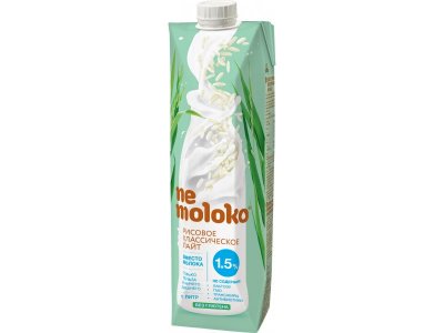Напиток Nemoloko рисовый классический Лайт 1,5% 1 л 1-00308306_3