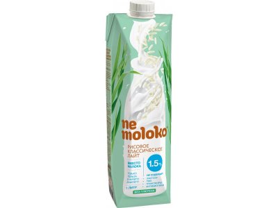 Напиток Nemoloko рисовый классический Лайт 1,5% 1 л 1-00308306_5
