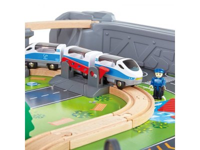 Железная дорога Hape Сортировочный центр, 70 элементов 1-00307786_2