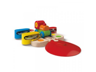 Набор игровой Hape Музыкальная железная дорога. Радужная головоломка 1-00307875_2