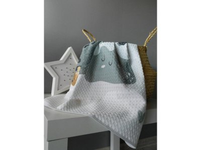 Одеяло-покрывало Amarobaby Waffle Горы, вафельное полотно 75*90 см 1-00308313_2