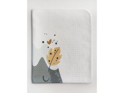 Одеяло-покрывало Amarobaby Waffle Горы, вафельное полотно 75*90 см 1-00308313_9