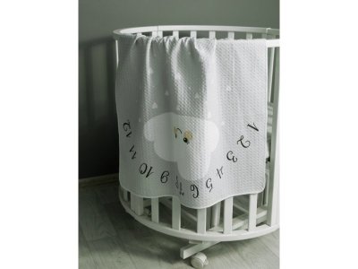 Одеяло-покрывало Amarobaby Waffle Метрика, вафельное полотно 75*120 см 1-00308314_10