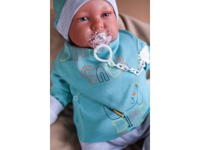 Комплект Ahiska Baby (штанишки, кофточка, слюнявчик, шапочка, антицарапки) 1-00308848_4