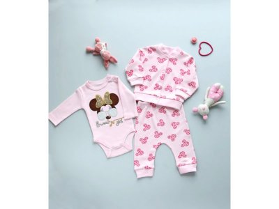 Комплект для девочки Ahiska Baby (кофточка, штанишки, боди) 1-00309304_1