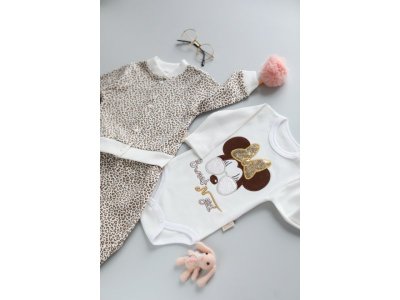 Комплект для девочки Ahiska Baby (кофточка, штанишки, боди) 1-00309311_2