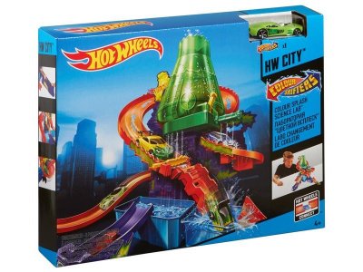 Набор игровой Mattel Hot Wheels Сити Лаборатория Цветной Всплеск 1-00310845_5
