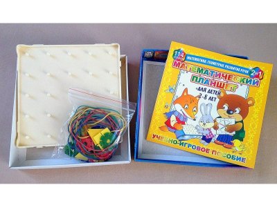 Игра развивающая Корвет, Математический планшет 114 схем 1-00311732_5