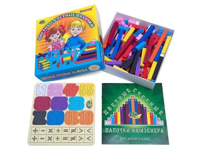 Игра развивающая Корвет, Счетные палочки Кюизенера 1-00311741_1