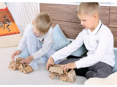 Игрушка Куби Дуби Погрузчик Гарри, дерево 1-00310882_3