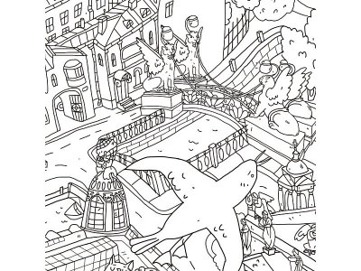 Раскраска-плакат А1 VoiceBook, Удивительная Россия. Санкт-Петербург 1-00311892_5