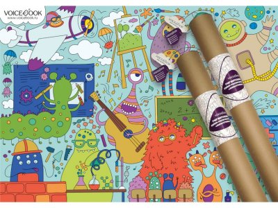 Раскраска-плакат А0 VoiceBook, Монстрики 1-00311904_4