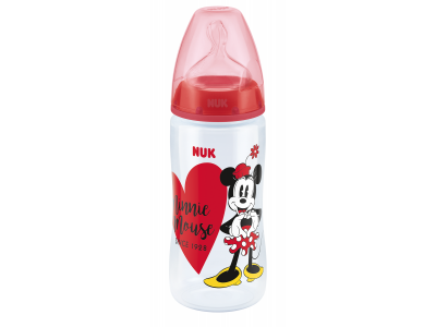 Бутылочка Nuk FС+Disney Mickey Mouse с силиконовой соской отверстие М, размер 2, 300 мл 1-00312598_1