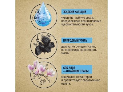 Зубная паста Лесной бальзам с органическими маслами, углем и кальцием, 75 мл 1-00312997_10
