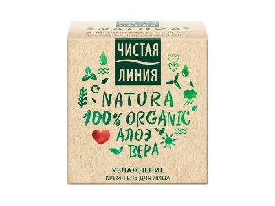 Крем-гель для лица Чистая линия Natura Увлажнение, 45 мл 1-00313015_3
